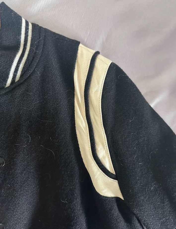 Saint Laurent Paris × Yves Saint Laurent Saint Laurent Teddy baseball jacket2410-Nextarrow Size XS / US 0-2 / IT 36-38 - 3 Thumbnail
