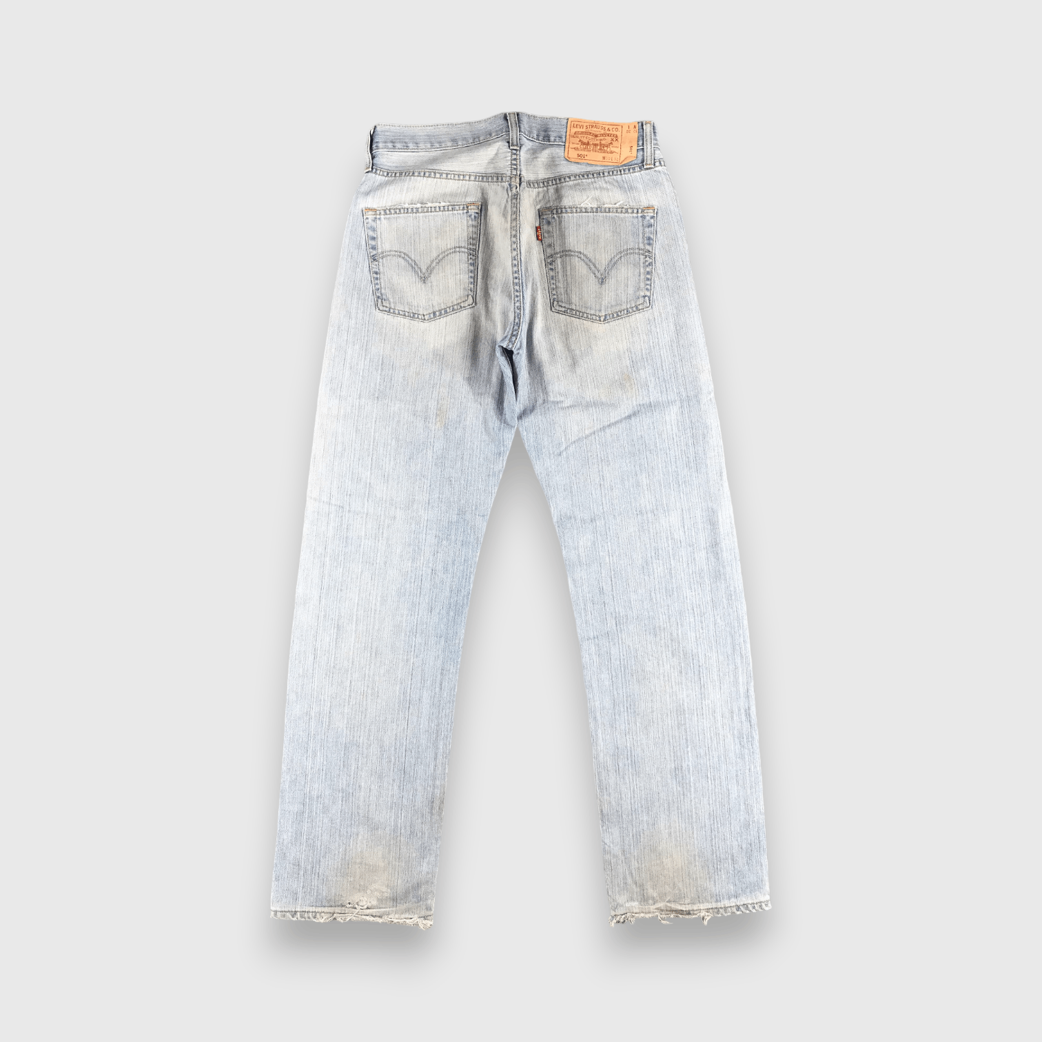Levi's Vintage 90s Light Wash Levis 501 Jeans-J1908 Size US 31 - 2 Thumbnail