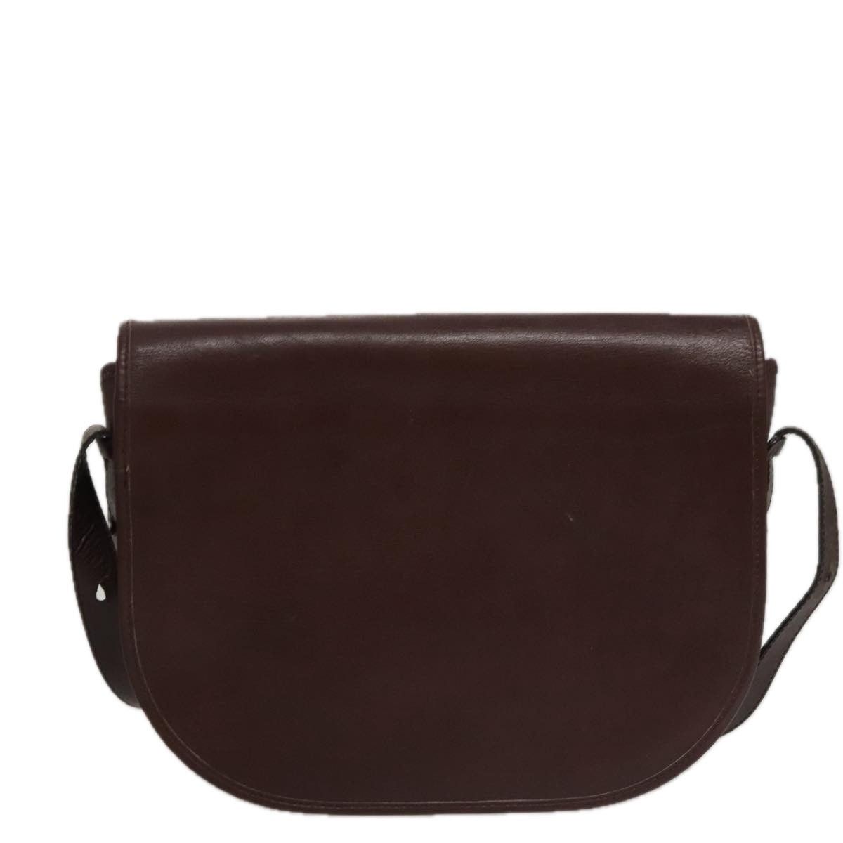 Dior DIOR Shoulder Bag Leather Bordeaux Gold Size ONE SIZE - 3 Thumbnail