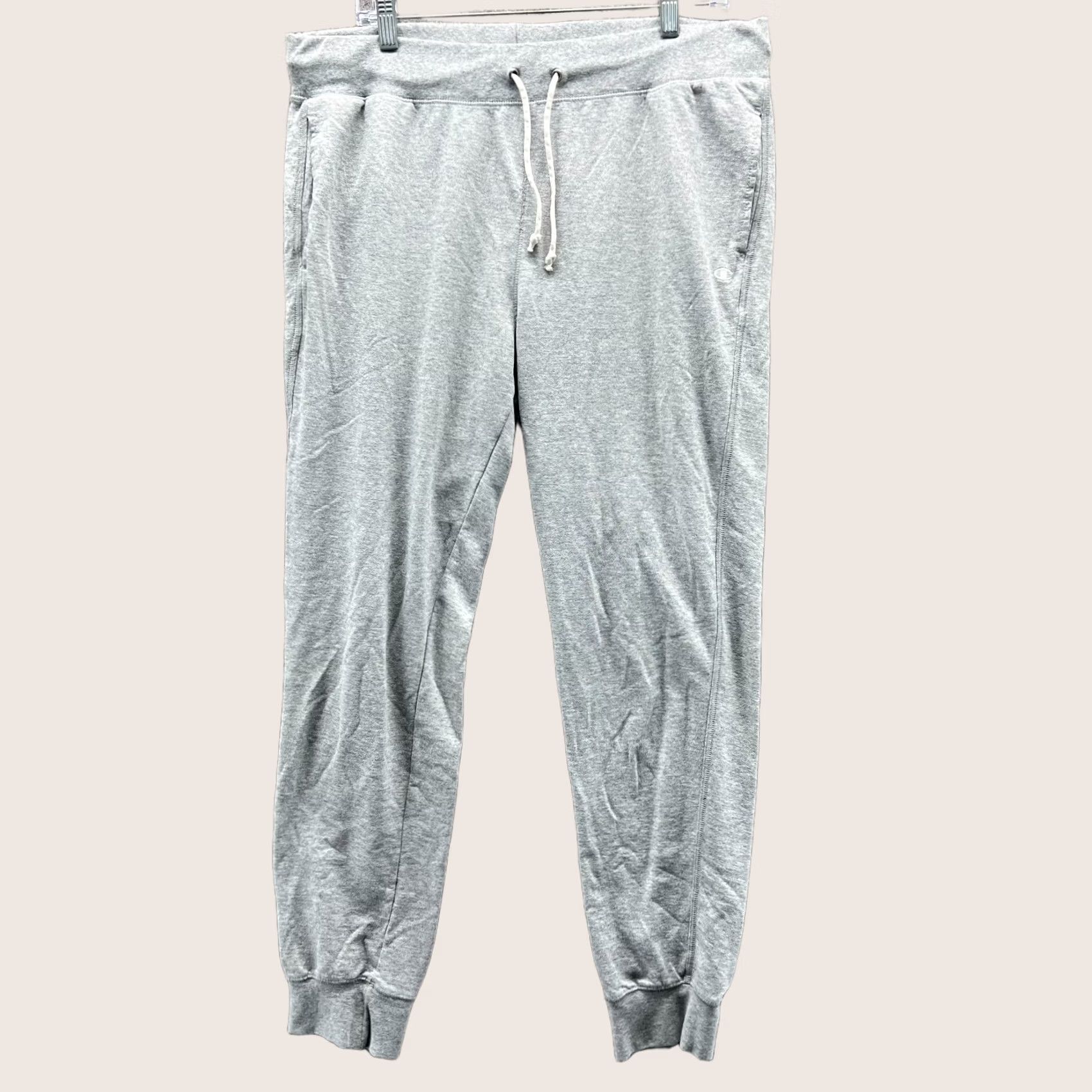 Champion Champion Sweatpants Men XL Gray Jogger Athletic Fleece Gym Tapered Pants Vintage No Size US 36 / EU 52 - 1 Thumbnail