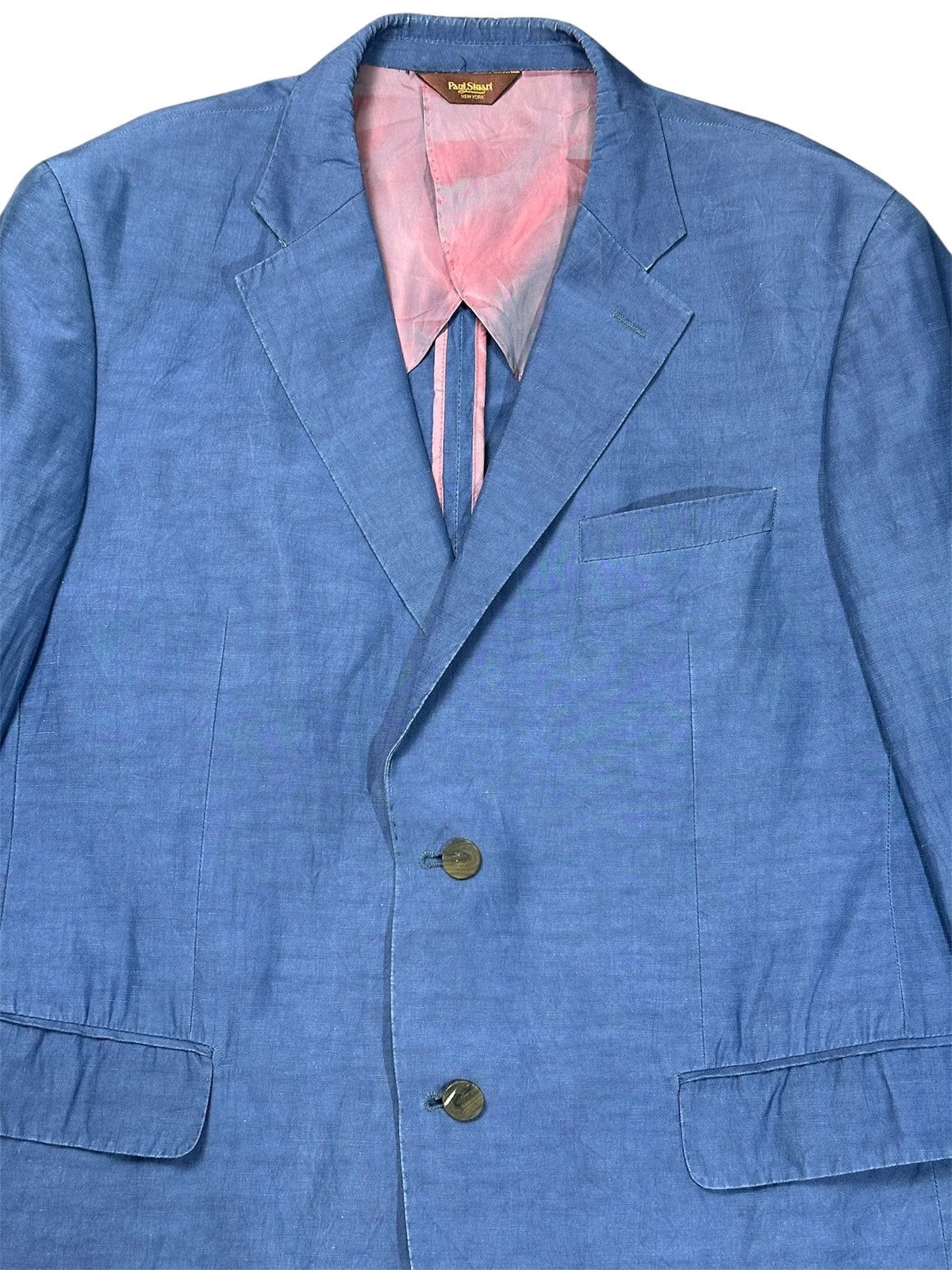 Paul Stuart Paul Stuart Linen Blazer Size 42R - 3 Thumbnail