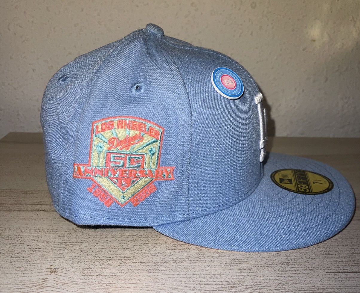 Hat Club LA dodgers cotton candy fitted Size ONE SIZE - 2 Thumbnail