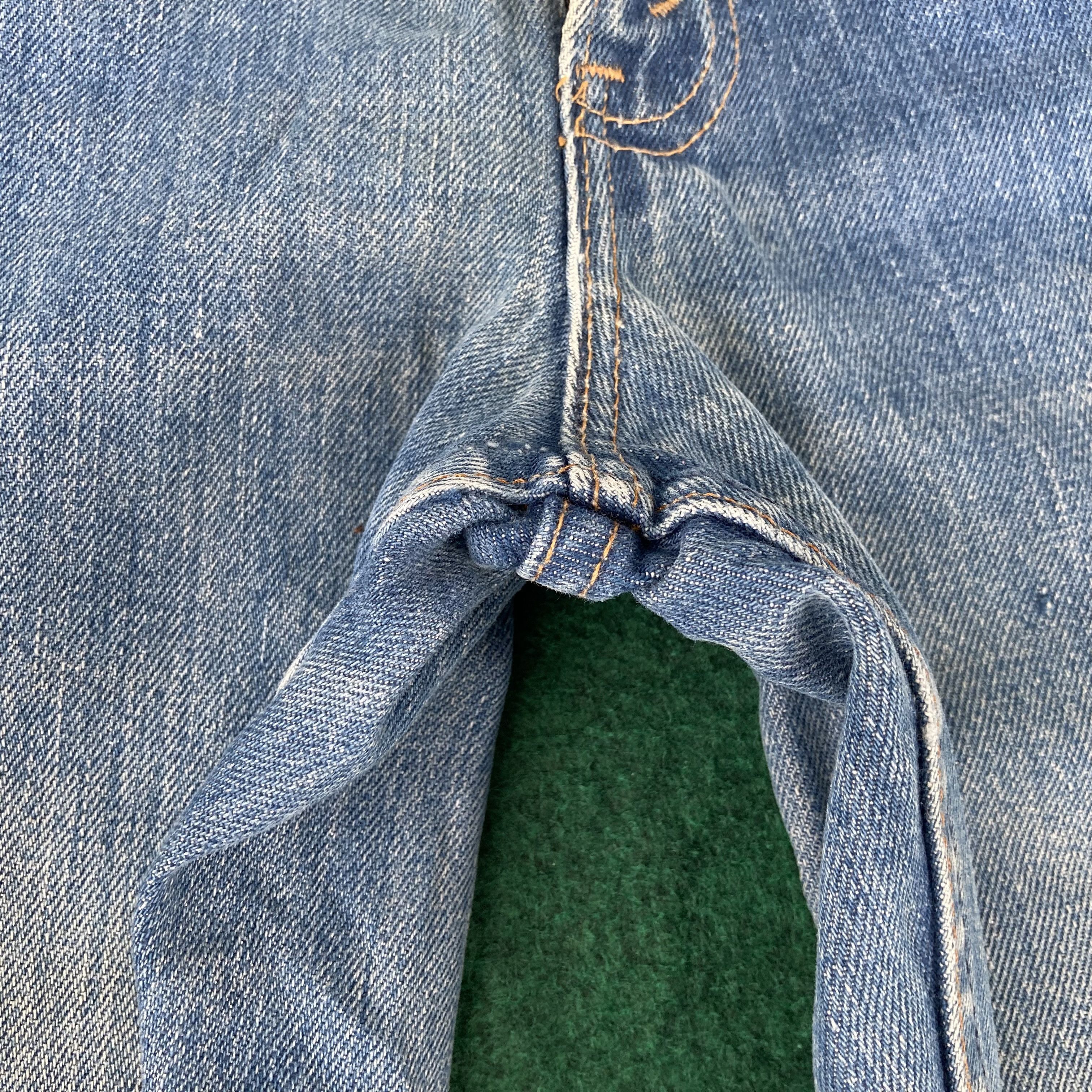 Levi's 30x30 Vtg Levis 517 70s Bootcut Button No 8 Orange Tab Jeans Size US 30 / EU 46 - 7 Thumbnail