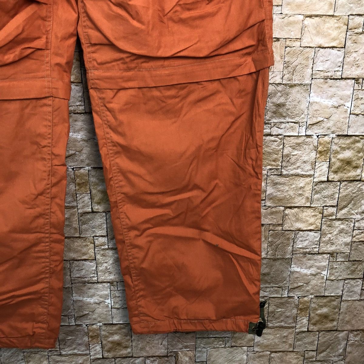 Japanese Brand Scommesso Orange Cargo Multipocket Pants #A580 Size US 33 - 9 Thumbnail