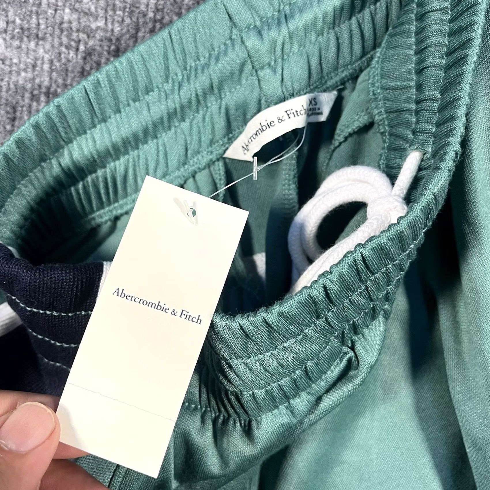 Abercrombie & Fitch VINTAGE Abercrombie & Fitch Track Pants Women XS Green Drawstring Activewear NWT Regular Size XS Size 26" / US 2 / IT 38 - 6 Thumbnail