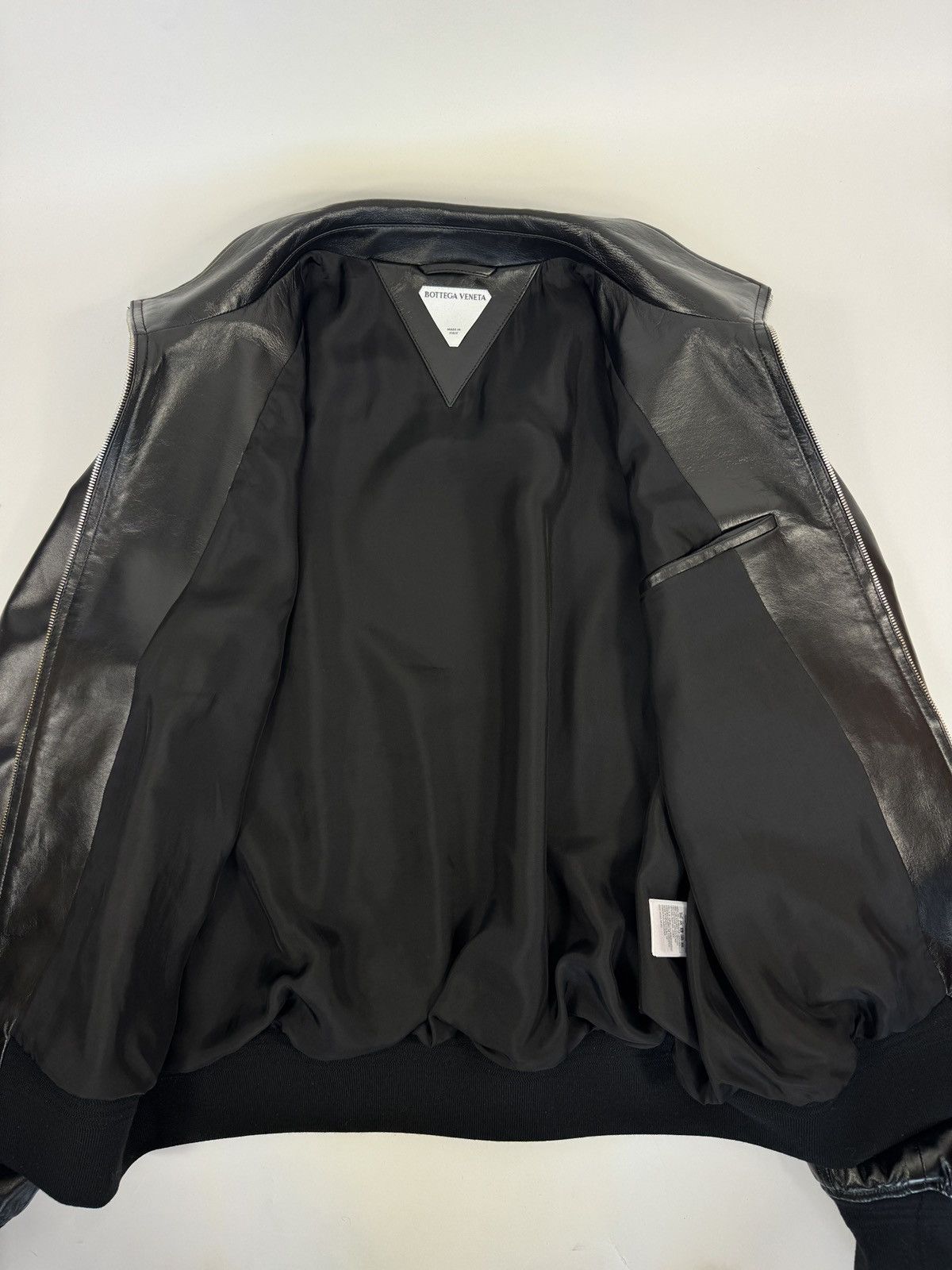 Bottega Veneta Blouson-Sleeve Regular-Fit Nappa-Leather Jacket Size US XL / EU 56 / 4 - 3 Thumbnail