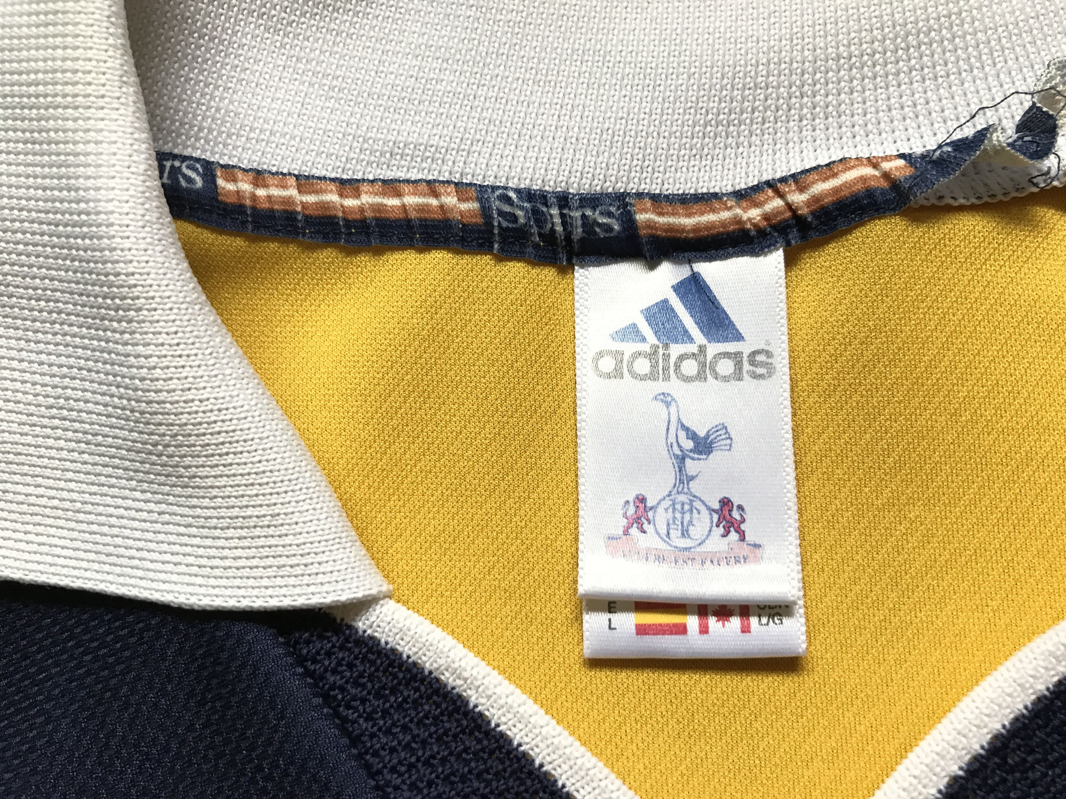 Adidas × Vintage Vintage Adidas Tottenham Hotspur Away Football Shirt Size US L / EU 52-54 / 3 - 5 Thumbnail
