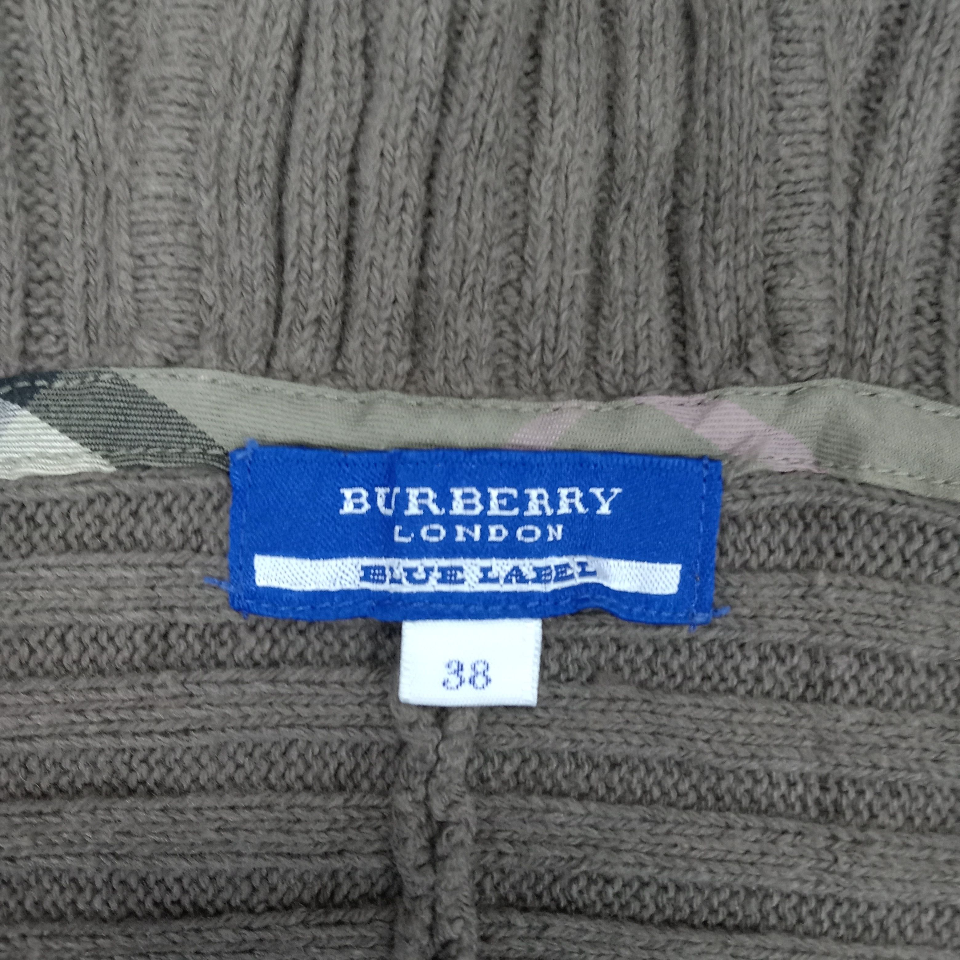Burberry × Vintage Burberry Black Label Rare Style Sweater Crop Top Hoodies Size S / US 4 / IT 40 - 2 Thumbnail