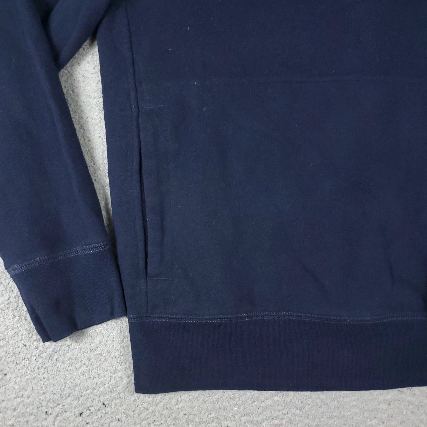 Nautica Nautica Mens Small Blue 1/4 Zip Pullover Fleece Sweater Casual Long Sleeve Cotton Size US S / EU 44-46 / 1 - 4 Thumbnail