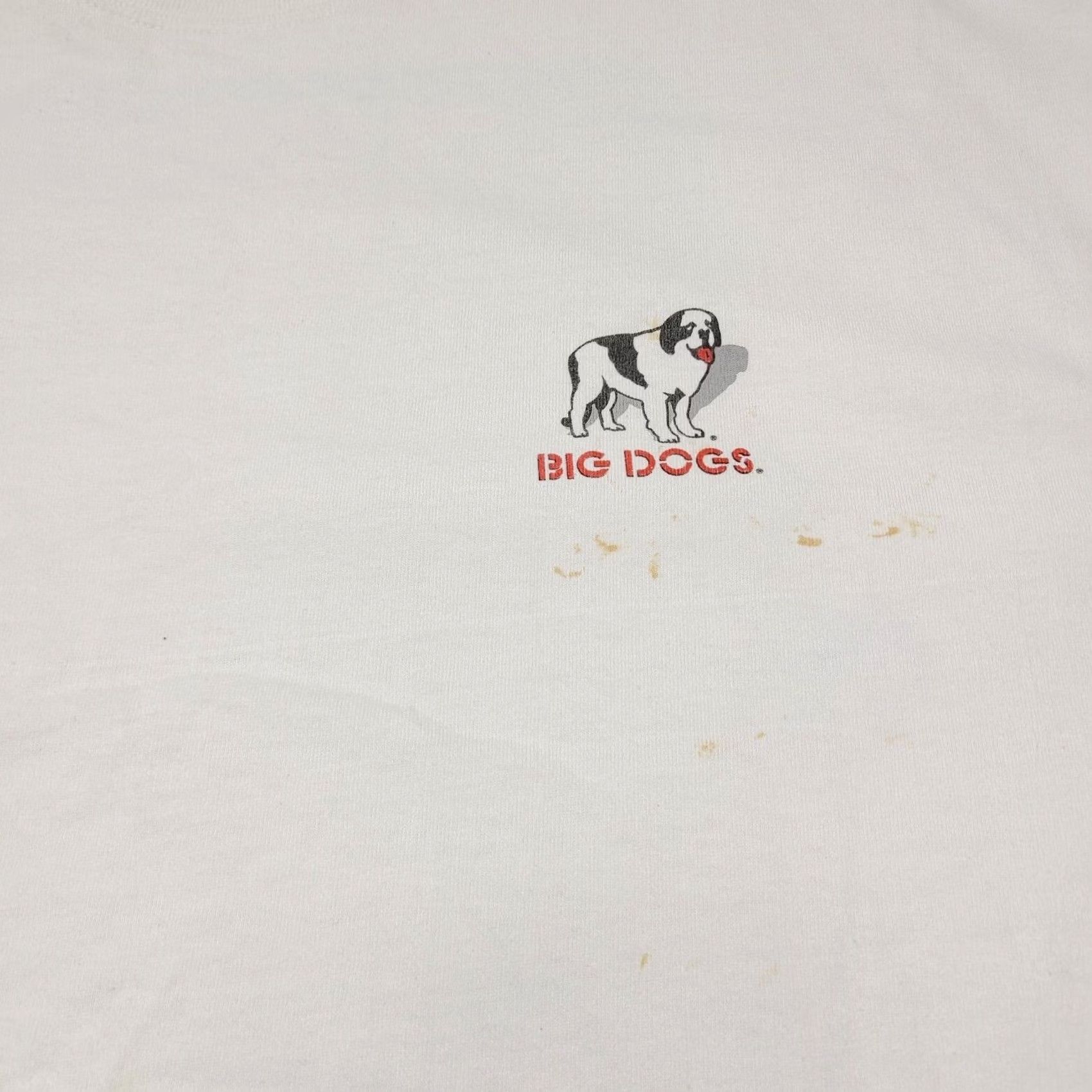 Big Dogs VINTAGE Big Dogs Graphic Tee Men 2XL White Short Sleeve Crew Neck Rested And Ready 2004 T-Shirt Mens Size US XXL / EU 58 / 5 - 5 Thumbnail