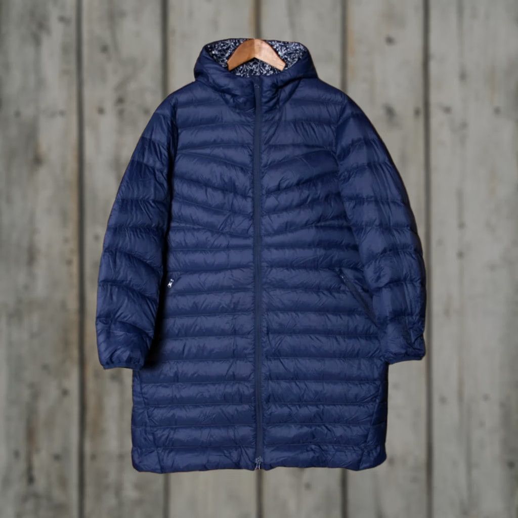 Lands' End Lands' End Wanderweight Ultralight Packable Down Coat Women's XL Blue Nylon Puffer Jacket Size XL/18 Size XL / US 12-14 / IT 48-50 - 1 Thumbnail