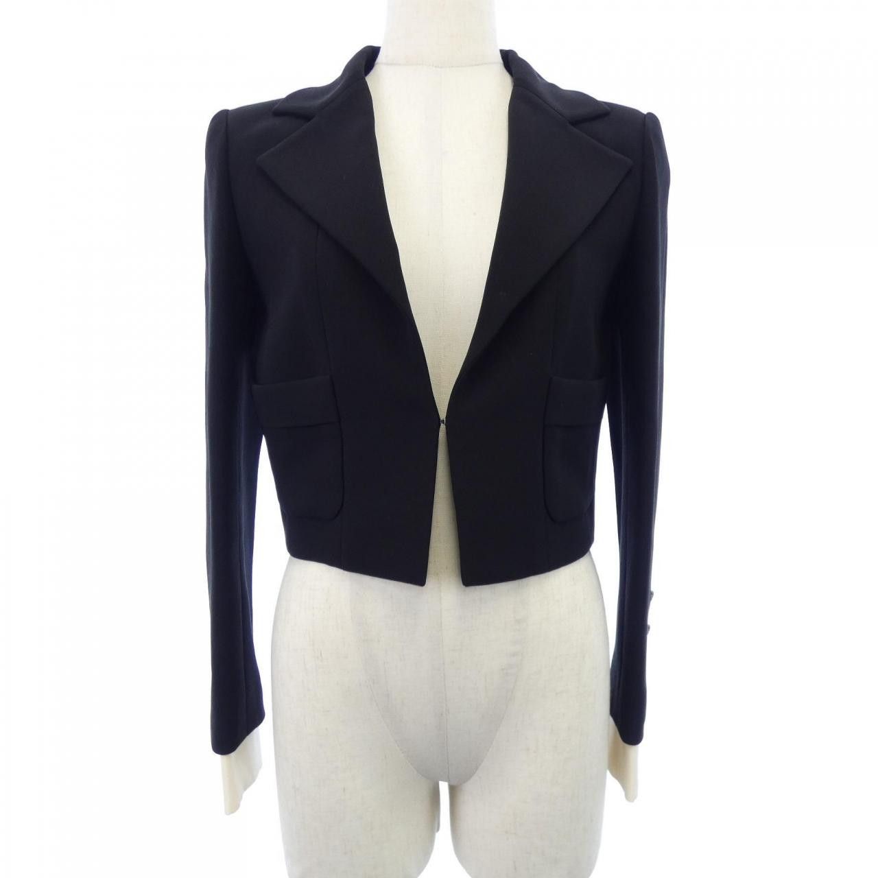 Chanel Chanel Chanel P51350V38360 100% Silk Jacket Textile Outerwear P51350V38360 DUTY FREE for USA Size ONE SIZE - 1 Thumbnail