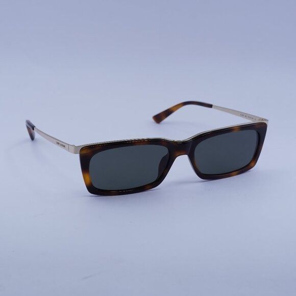 Saint Laurent Paris Saint Laurent SL 766 004 Sunglasses Havana/Gold Frame Size ONE SIZE - 4 Thumbnail