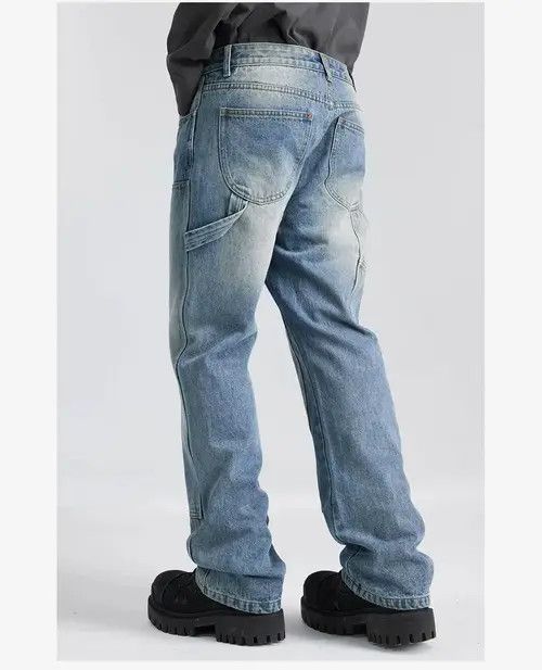 Jean Miyauchi x Kino skate hiphop faded carpenter cargo jeans Size US 32 / EU 48 - 3 Thumbnail