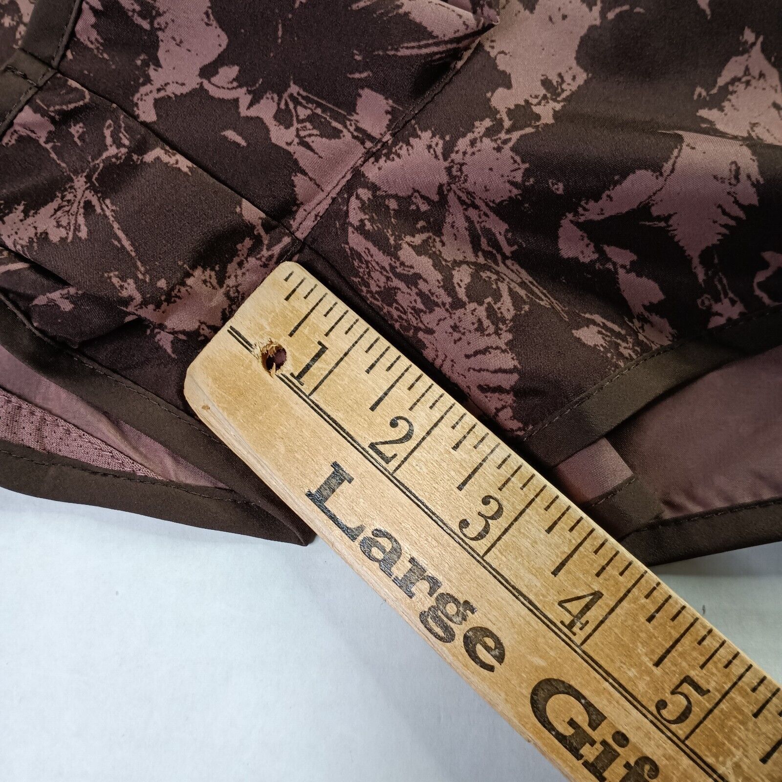 Nike Nike Womens Smokey Mauve Tempo Printed Running Shorts Size L Size 32" / US 10 / IT 46 - 2 Thumbnail
