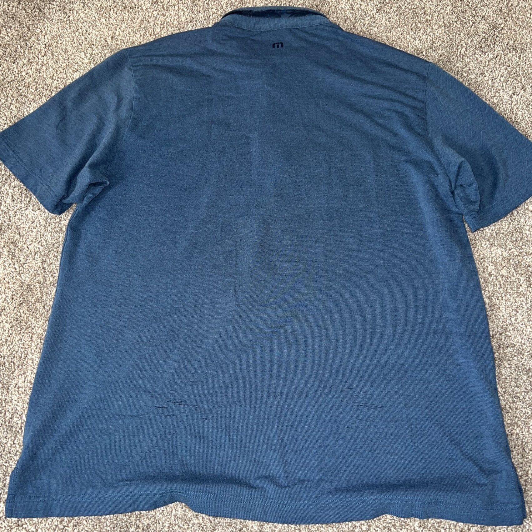 TravisMathew Travis Mathew Polo Shirt Men’s XL Blue Size US XL / EU 56 / 4 - 4 Thumbnail