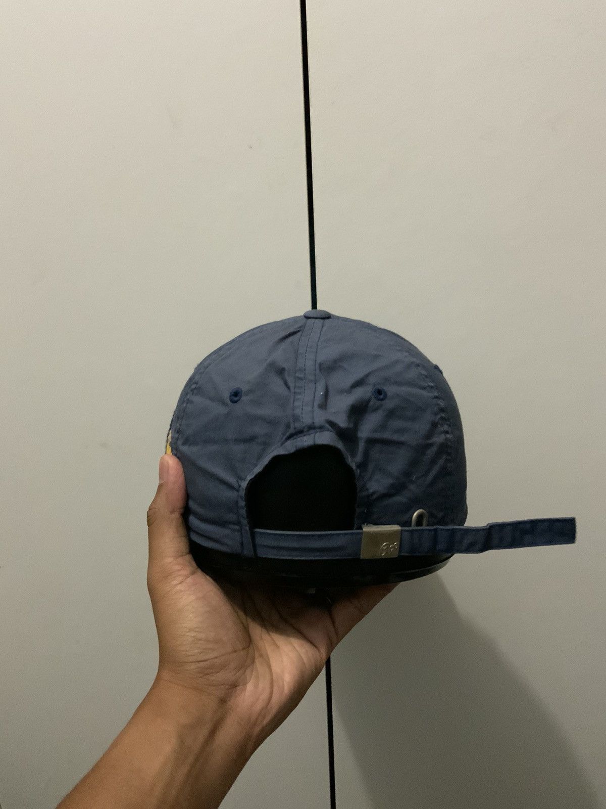 Japanese Brand NYU Champ 92 Big Logo Fade Distressed Hat Cap Size ONE SIZE - 3 Thumbnail
