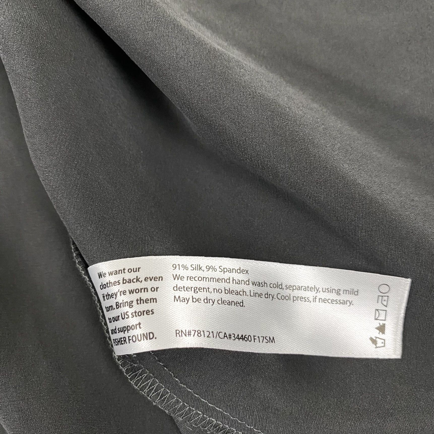 Eileen Fisher EILEEN FISHER Top Womens Small Gray Silk Sleeveless Blouse Dress Shirt Micro Dress Shirt Blouse Silk Sleeveless Size S / US 4 / IT 40 - 6 Thumbnail