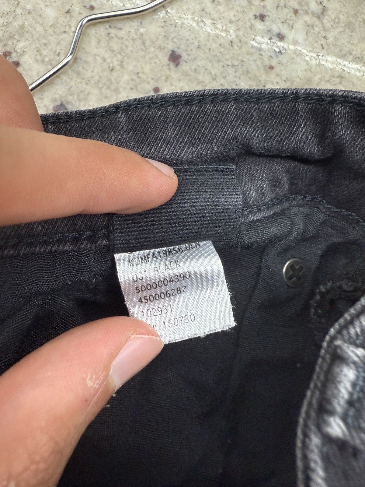 Ksubi Ksubi Black Denim Jeans Size US 30 / EU 46 - 8 Thumbnail