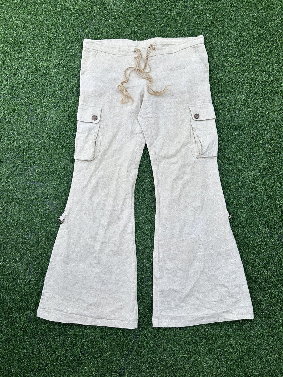 14th Addiction G.O.A Sack Cloth Flare Cargo Pant Size US 31 - 1 Thumbnail