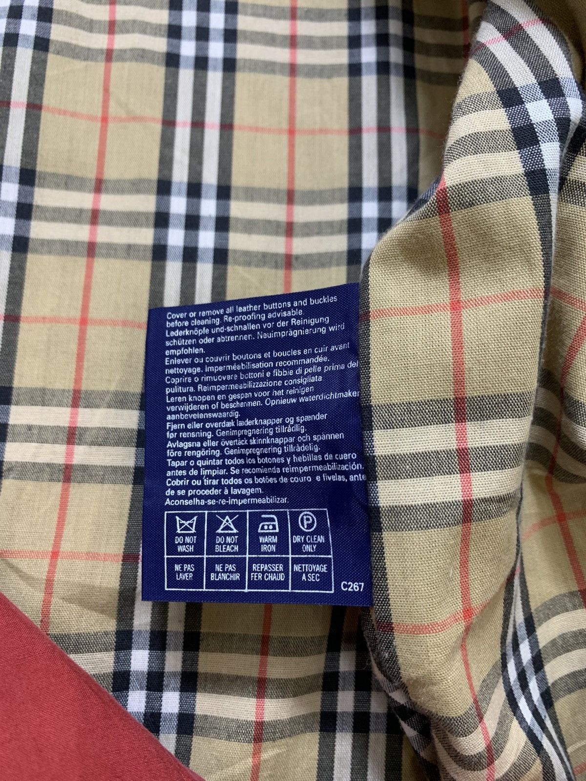 Burberry Prorsum Vintage Burberry Bomber Jacket Nova Check Red Size US M / EU 48-50 / 2 - 6 Thumbnail