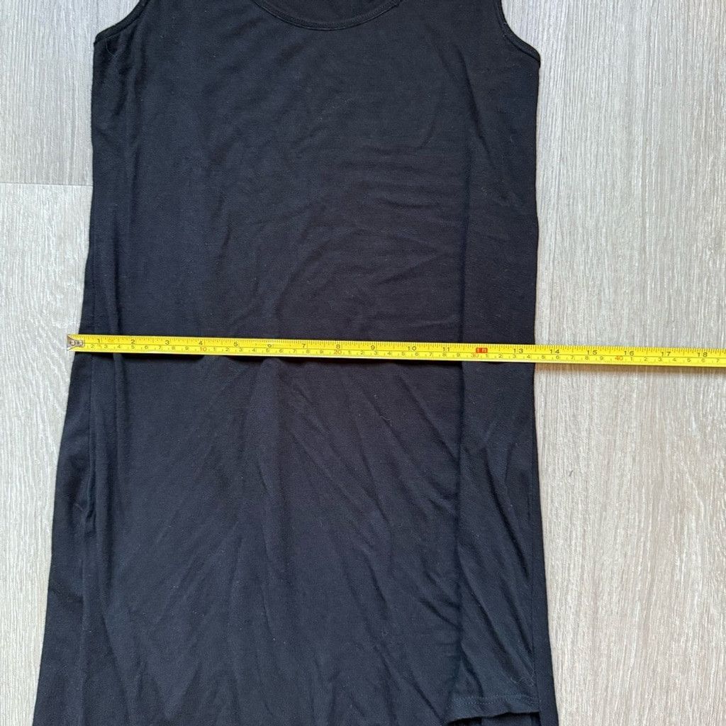 The Unbranded Brand Source Unknown Black Sleeveless Sheath Maxi Dress Size L / US 10 / IT 46 - 8 Thumbnail