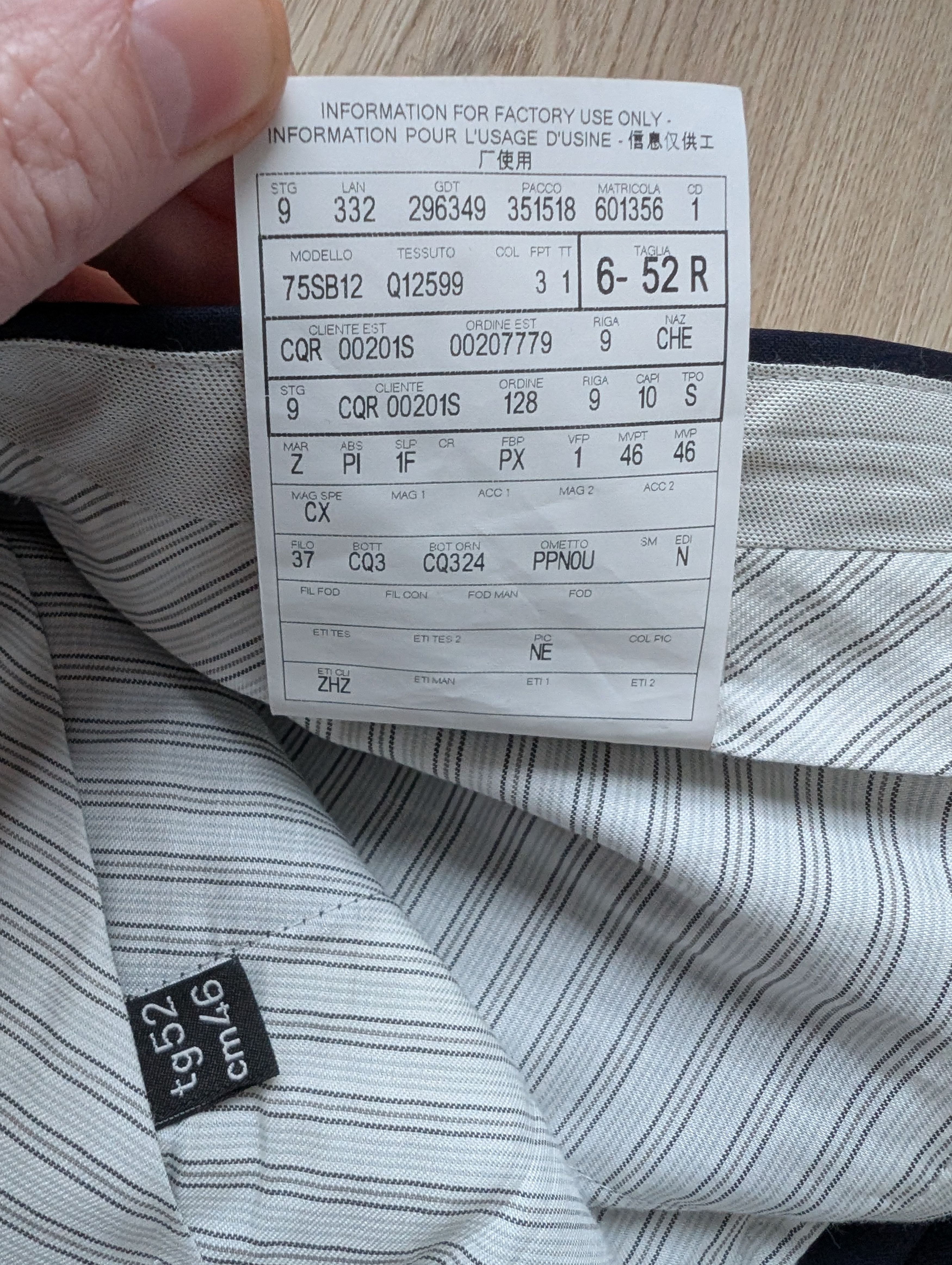 Ermenegildo Zegna Ermenegildo Zegna Wool Dress Pants Trouser Cool Effect 52 R Size US 36 / EU 52 - 7 Thumbnail