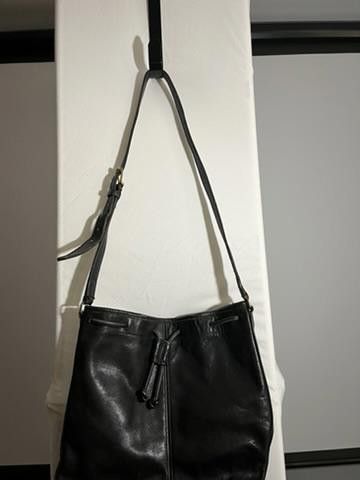 Coach Stylish Coach Black Leather Bucket Bag Size ONE SIZE - 1 Thumbnail