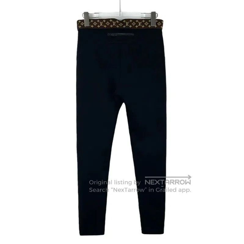 Louis Vuitton Louis Vuitton Black Nylon Casual Pants . Size 26" / US 2 / IT 38 - 2 Thumbnail