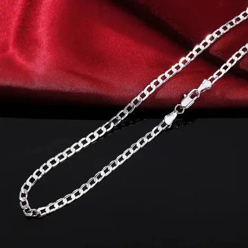 Jewelry 8MM Cuban Chain Necklace Size ONE SIZE - 4 Thumbnail