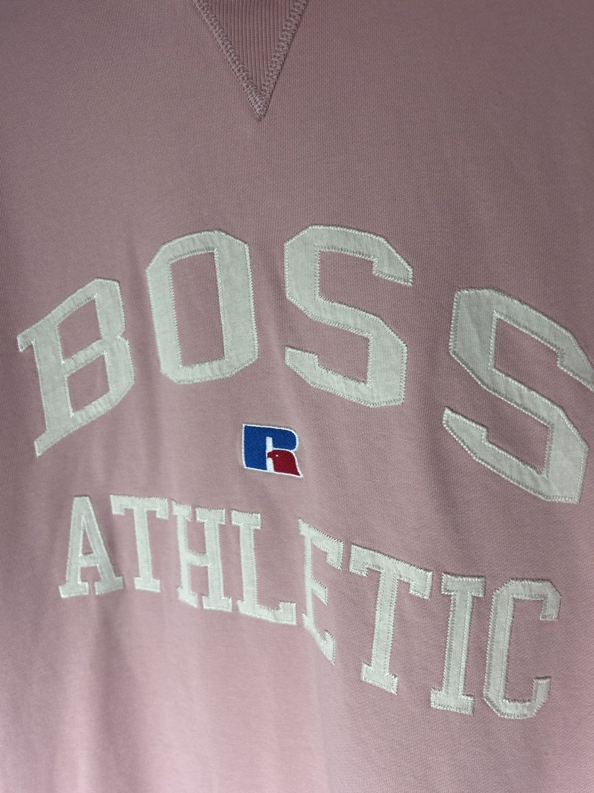 Hugo Boss Hugo Boss x Russell Athletic Varsity Pullover Hoodie Size US L / EU 52-54 / 3 - 3 Thumbnail