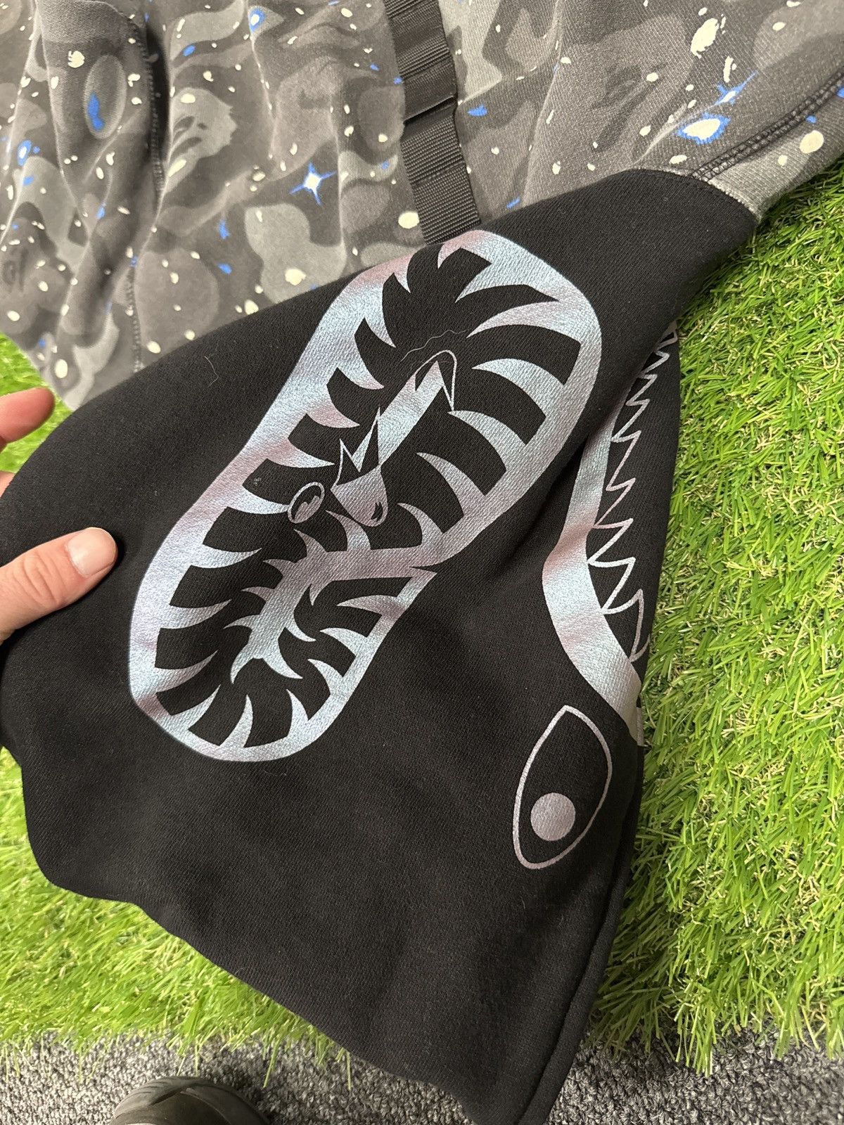 Bape BAPE SPACE CAMO SHARK FULL ZIP HOODIE Size US S / EU 44-46 / 1 - 5 Thumbnail