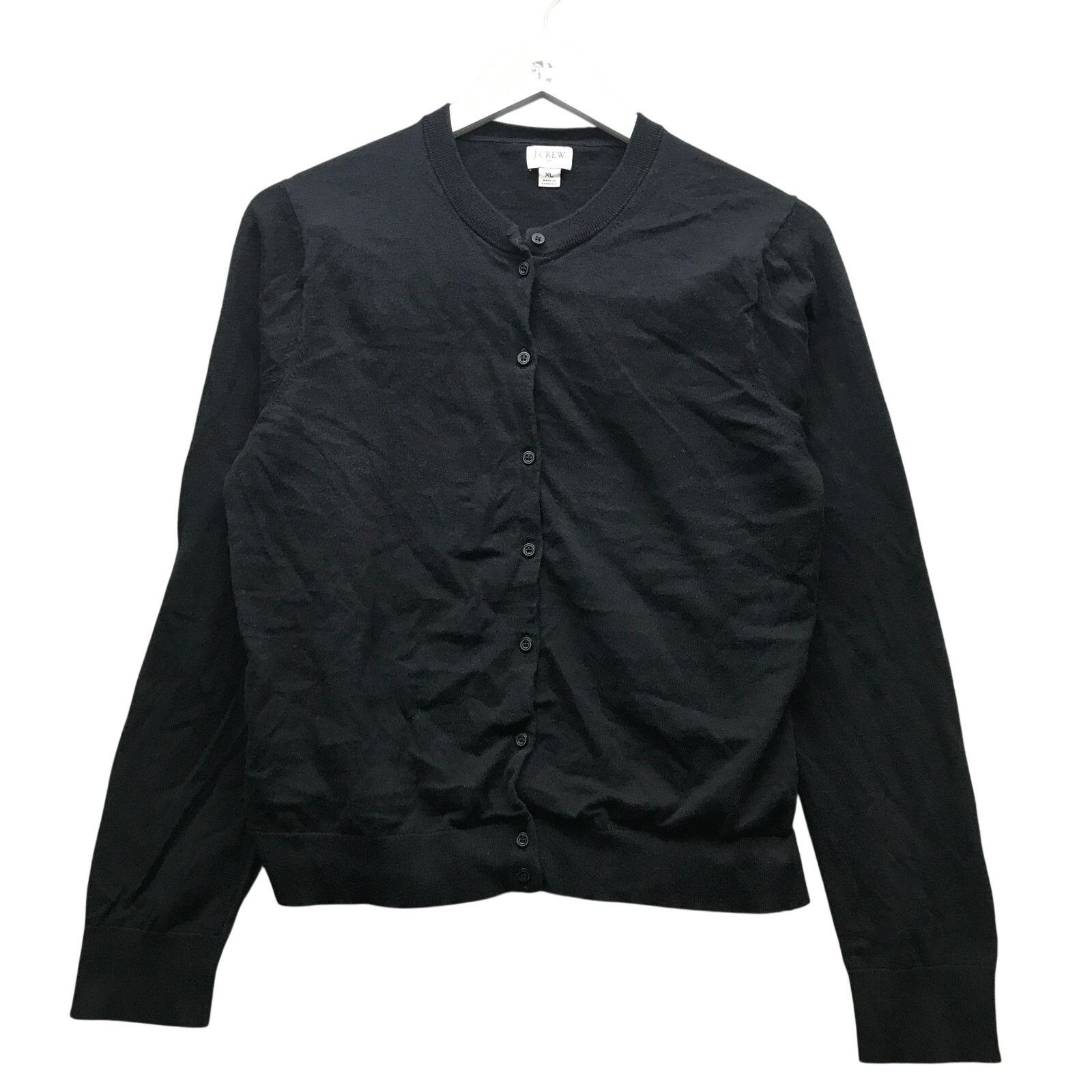 J.Crew J. Crew Cardigan Sweater Women XL Long Sleeve Black Stretch Size XL / US 12-14 / IT 48-50 - 1 Thumbnail