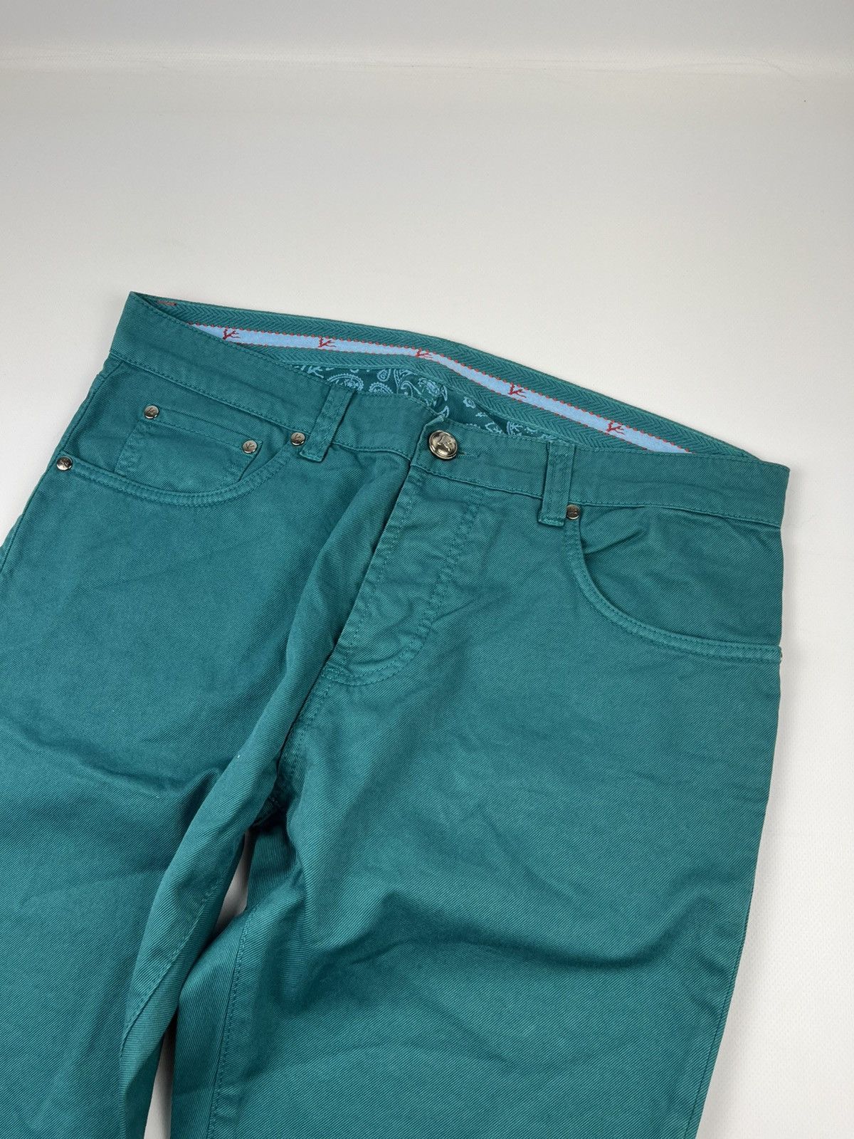 Isaia Isaia Napoli Straight Fit Jeans Pants Size US 34 / EU 50 - 3 Thumbnail