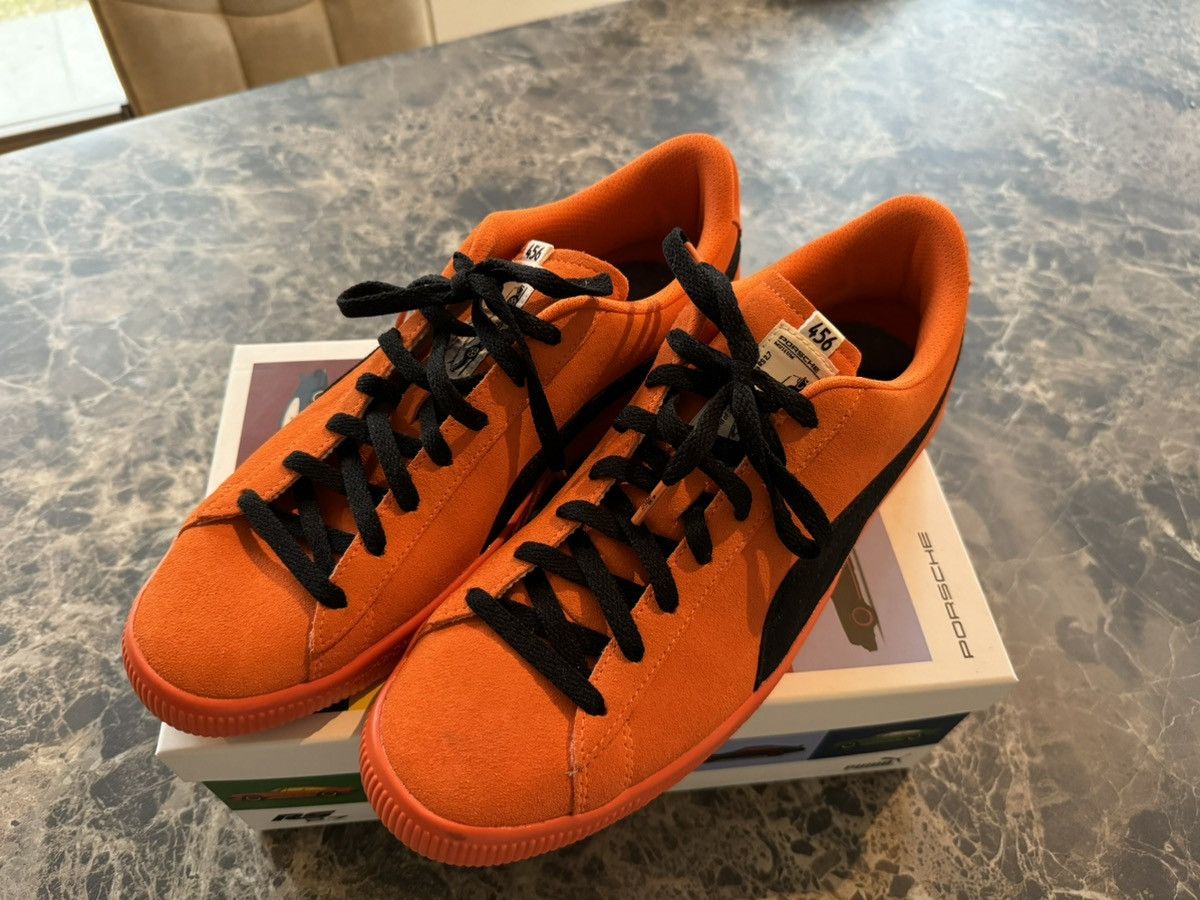 Porsche Design × Puma Puma Suede 2.7 RS Porsche 50th Anniversary Ben Pon Orange Size US 12 / EU 45 - 5 Thumbnail