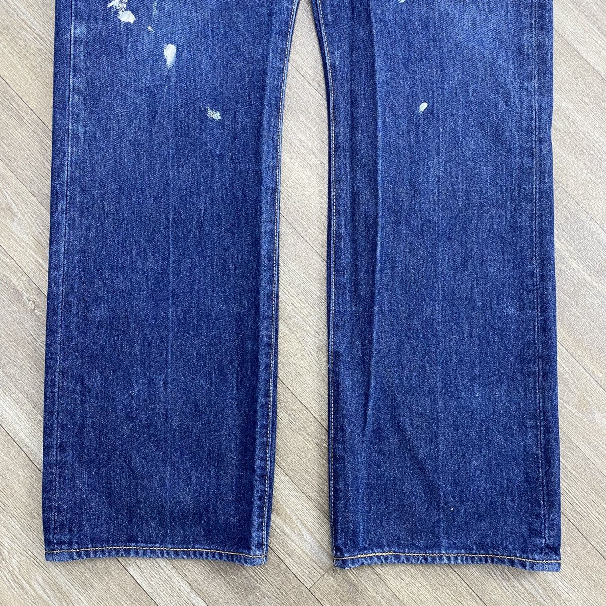 Levi's Vintage Clothing 2000s Vintage Levis 501 Painted 38x34 Blue Jeans Size US 38 / EU 54 - 15 Thumbnail