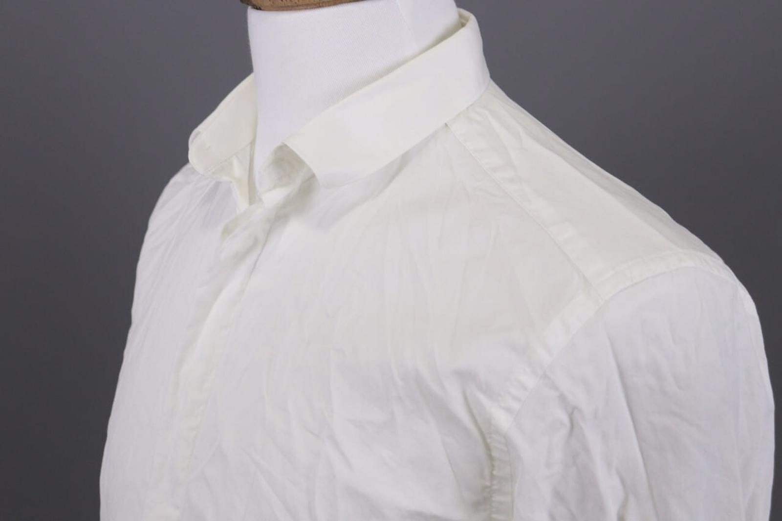 Neil Barrett Neil Barrett Slim Fit White Dress Shirt Size 16 / 41 Size US M / EU 48-50 / 2 - 9 Thumbnail