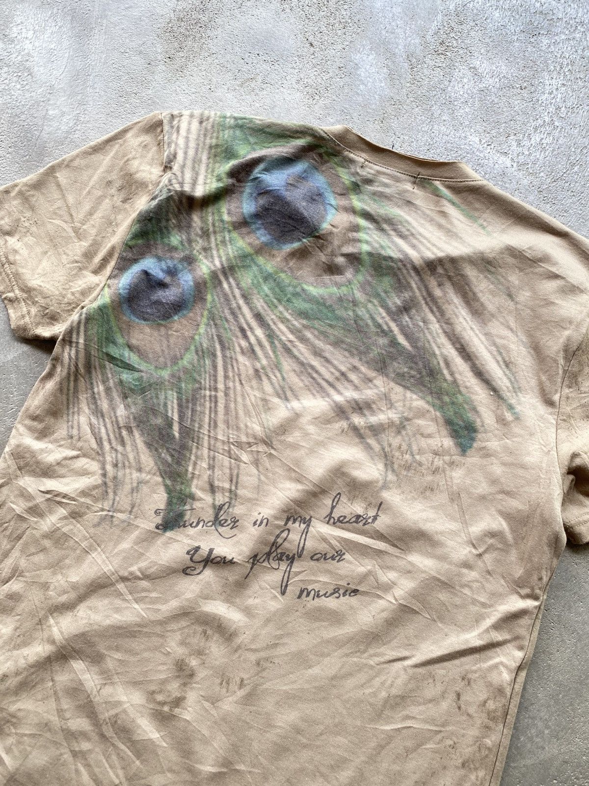 If Six Was Nine × In The Attic × Le Grande Bleu (L.G.B.) In The Attic Homme Poem Feather Tshirt Size US M / EU 48-50 / 2 - 4 Thumbnail
