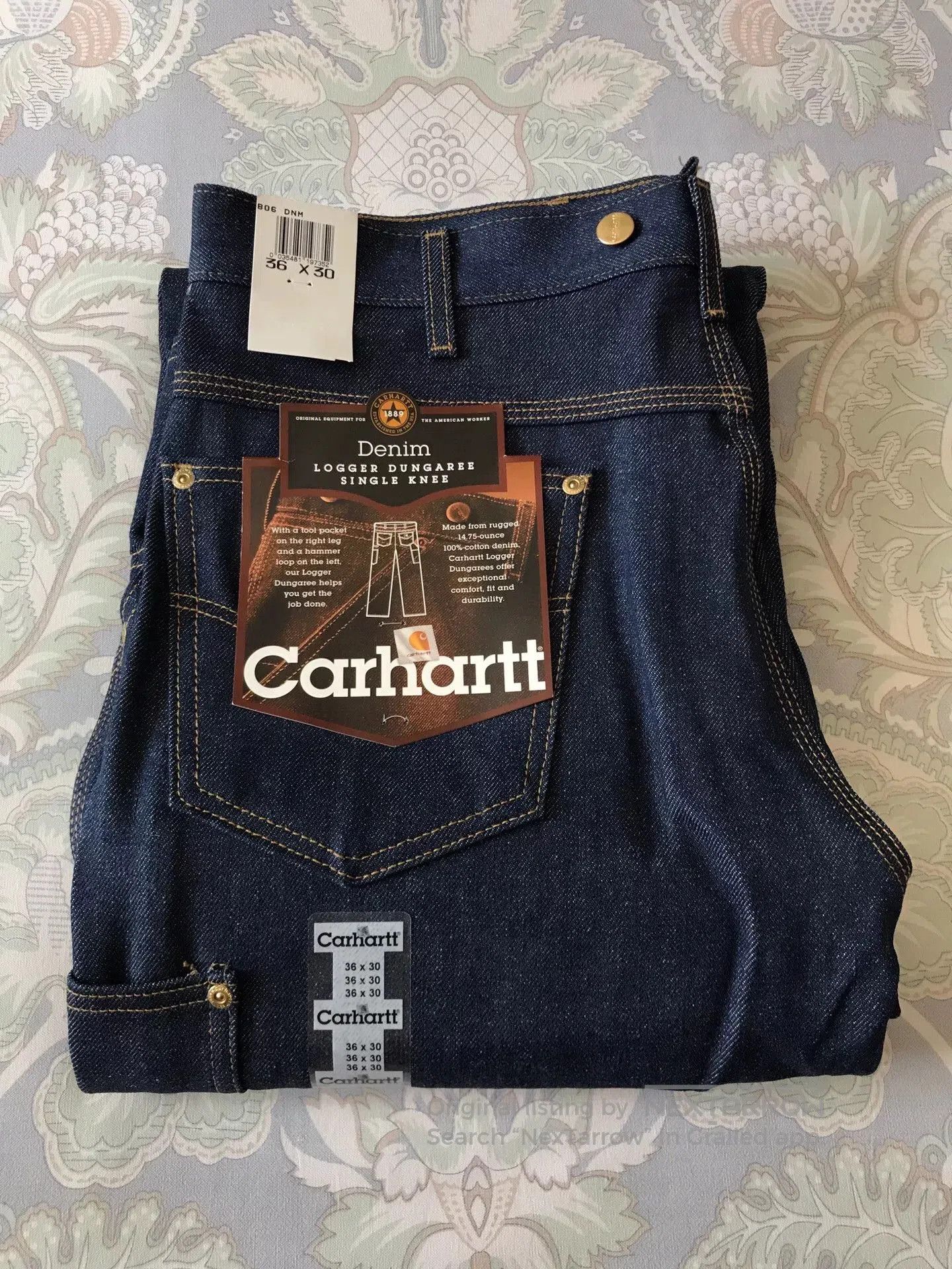 Carhartt Carhartt B06 Raw Denim Jeans W36L30. Size US 36 / EU 52 - 1 Thumbnail