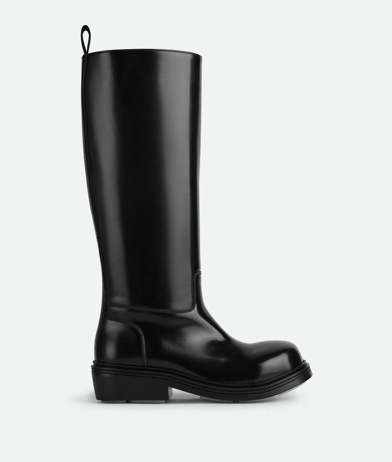 Bottega Veneta o1s1rm0426 Fireman Boots in Black Size US 10 / IT 40 - 1 Thumbnail