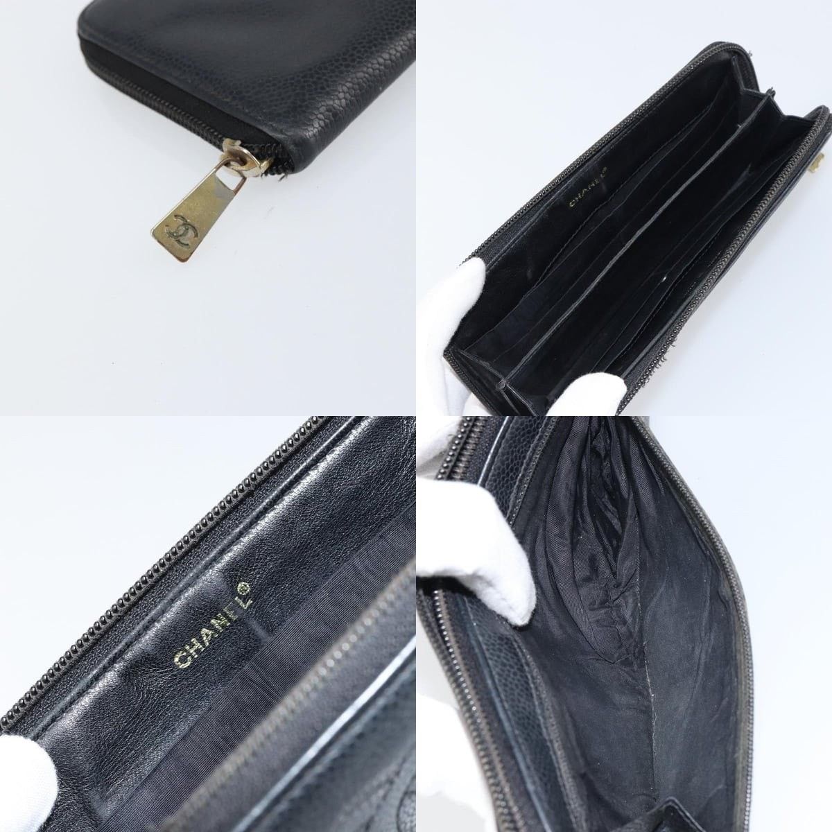 Chanel Chanel Zip Around Long Wallet Size ONE SIZE - 4 Thumbnail