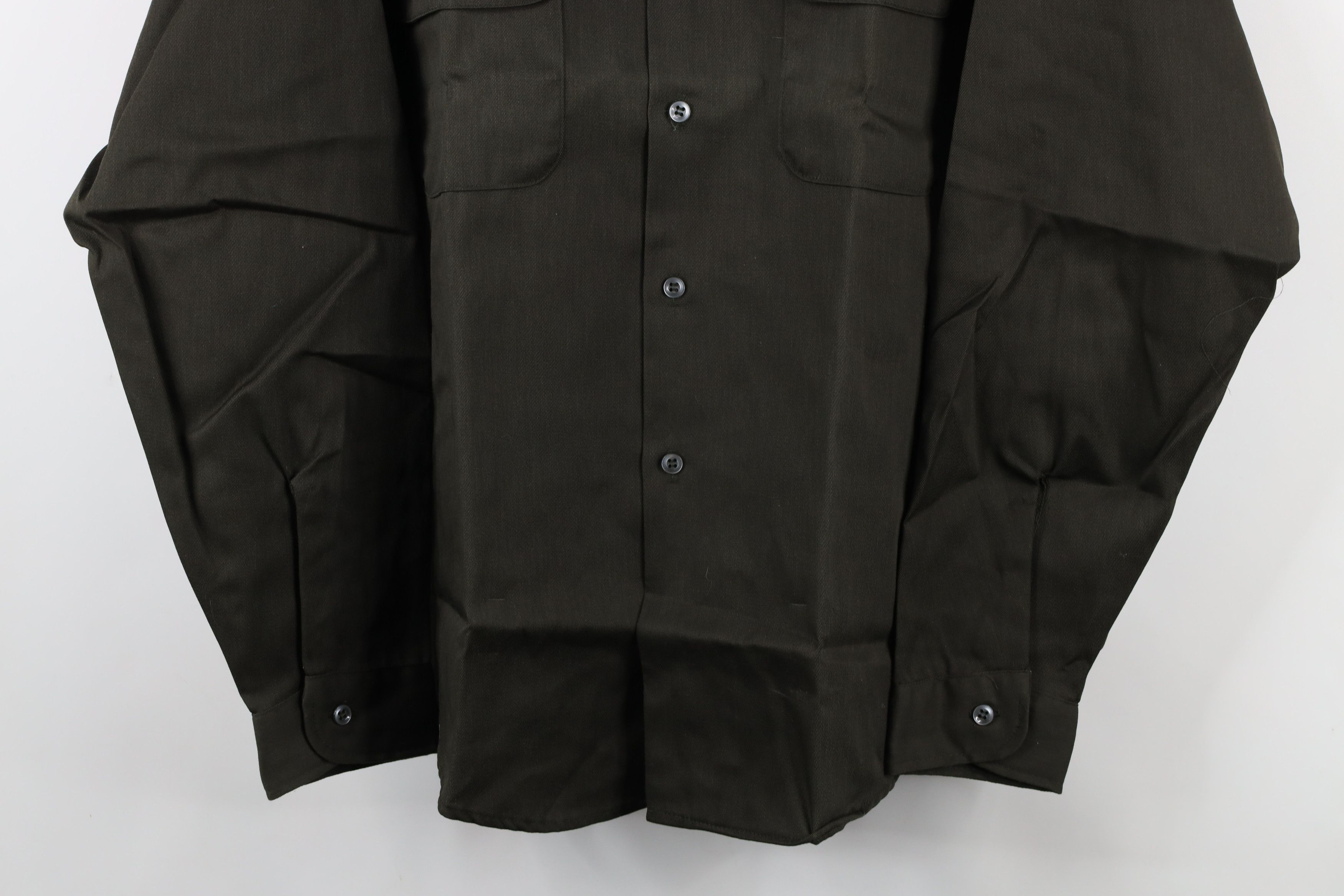 Vintage Deadstock Vintage 60s Collared Workwear Button Shirt USA Size US XL / EU 56 / 4 - 3 Thumbnail