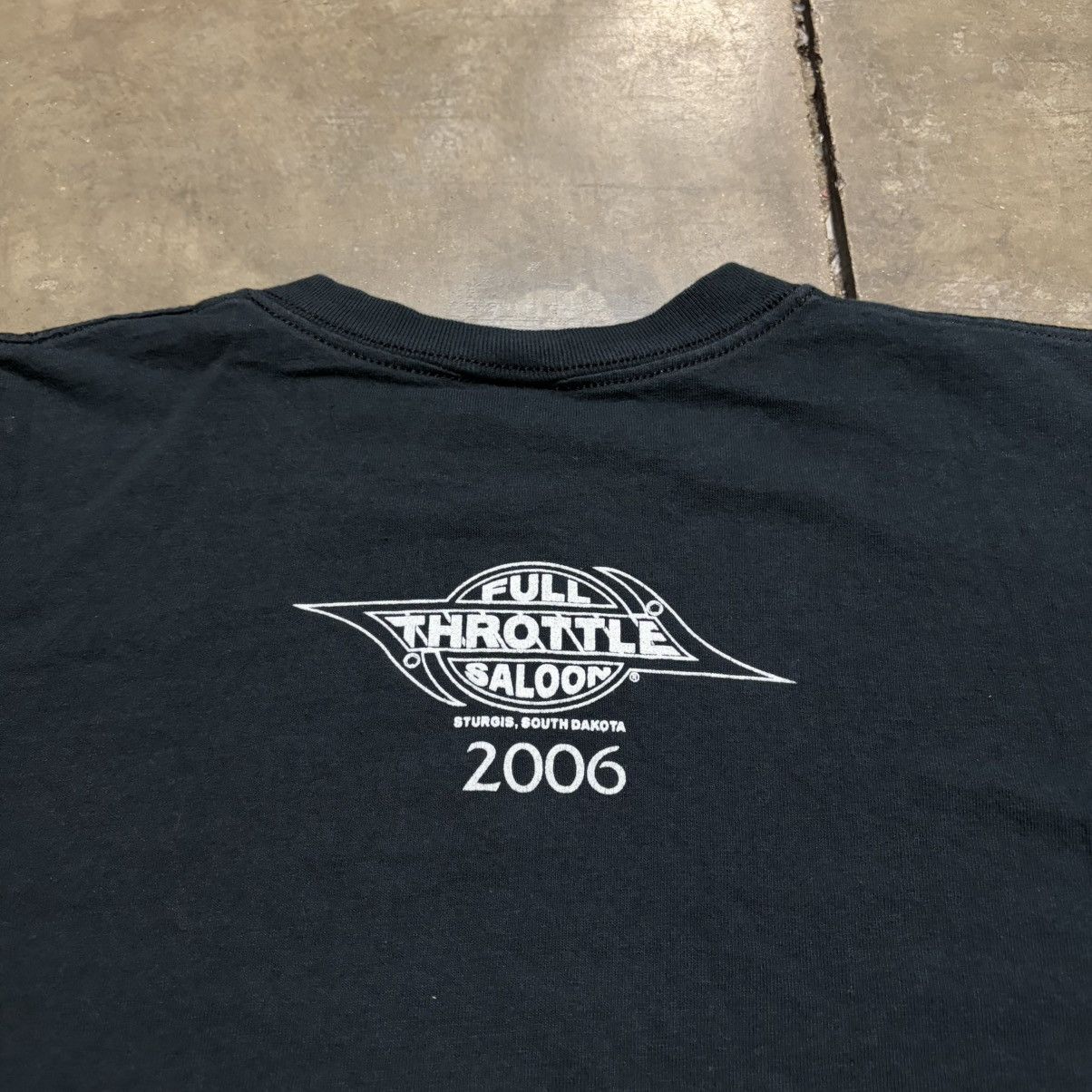 Vintage Vintage Full Throttle Saloon Biker T shirt Tattoo Grunge Y2K Size US M / EU 48-50 / 2 - 5 Thumbnail