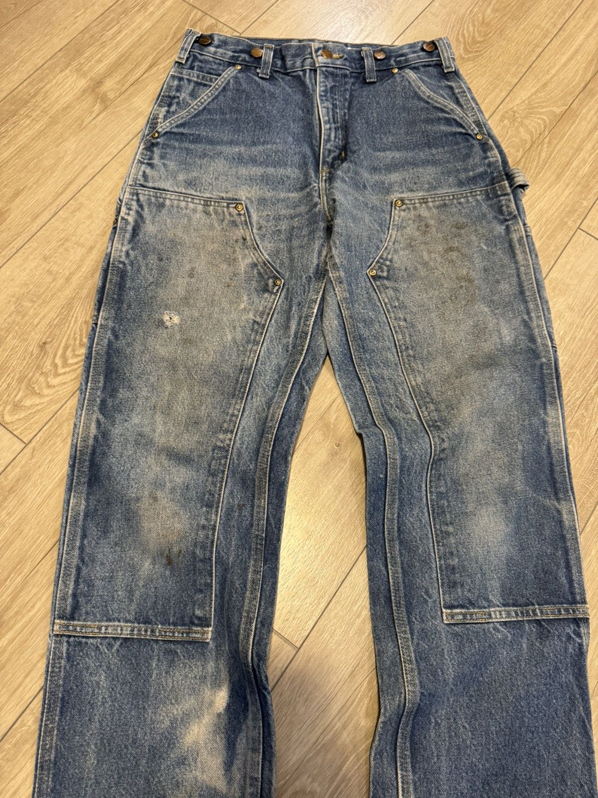 Carhartt Vintage Carhartt Double Knee Jeans Size US 32 / EU 48 - 4 Thumbnail