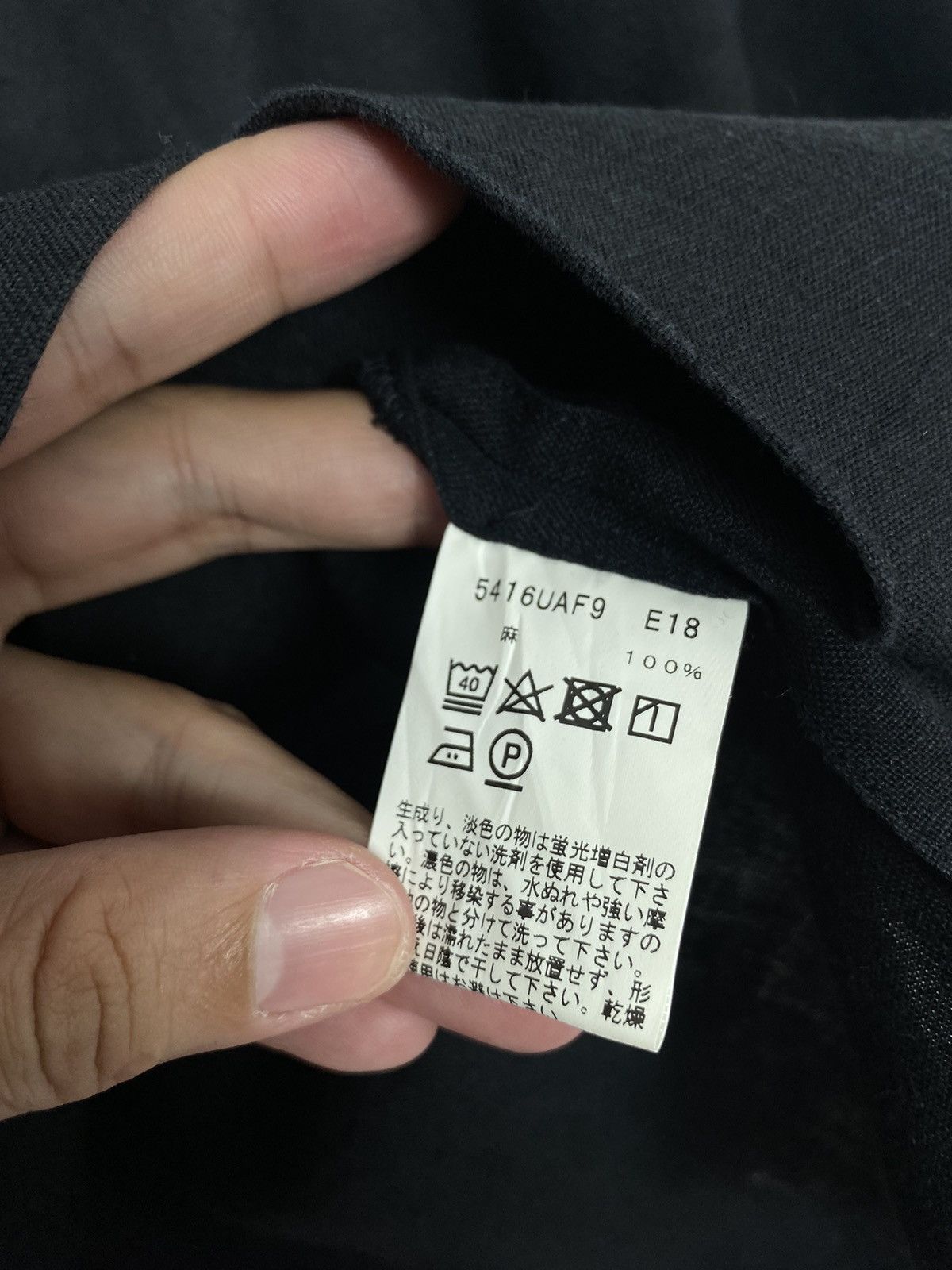 agnes b. Rare‼️ Vintage Agnes B Linen Chore Shirt Made in Japan Size M / US 6-8 / IT 42-44 - 4 Thumbnail
