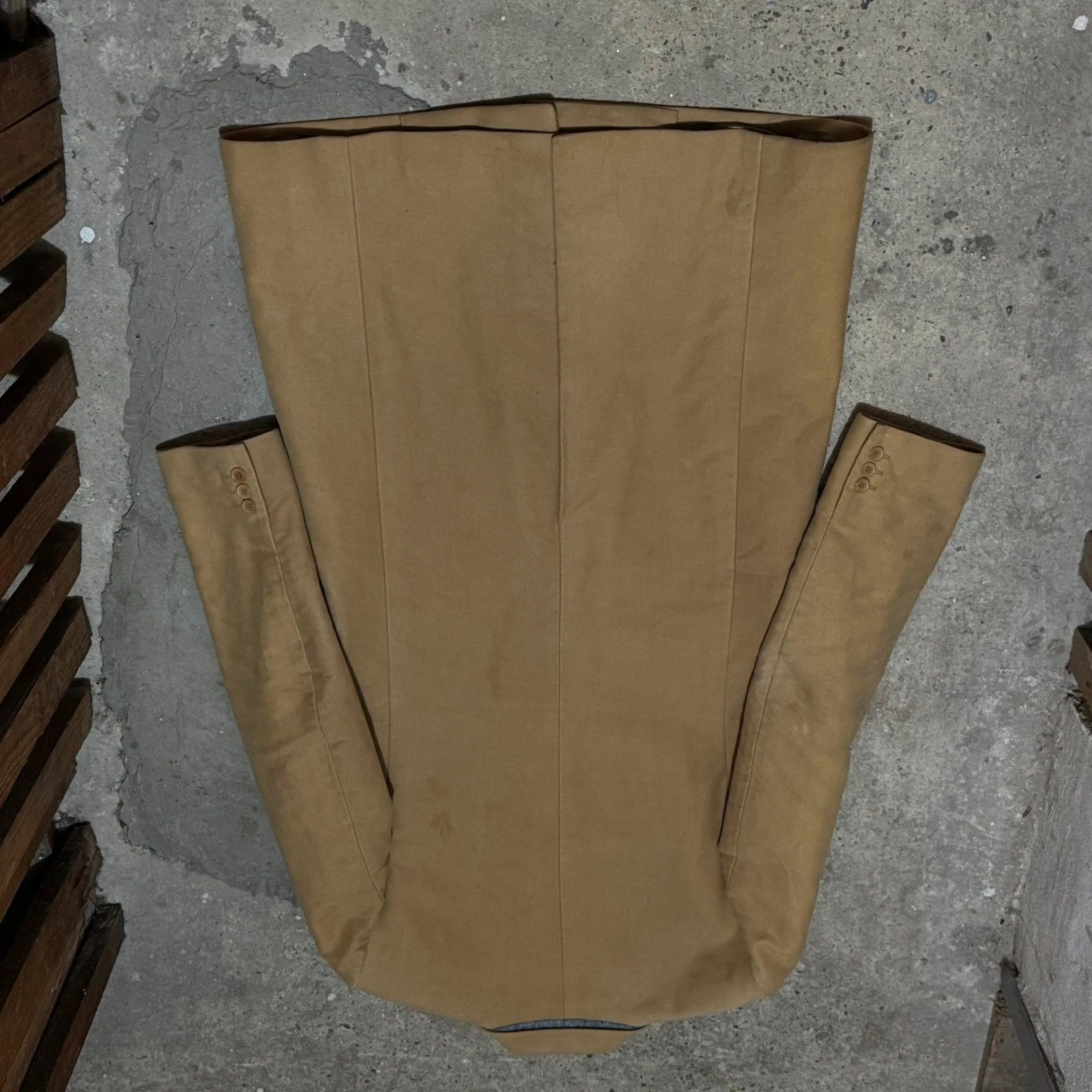 Helmut Lang 90s Helmut Lang heavy moleskin cotton chesterfield coat Size US XL / EU 56 / 4 - 4 Thumbnail