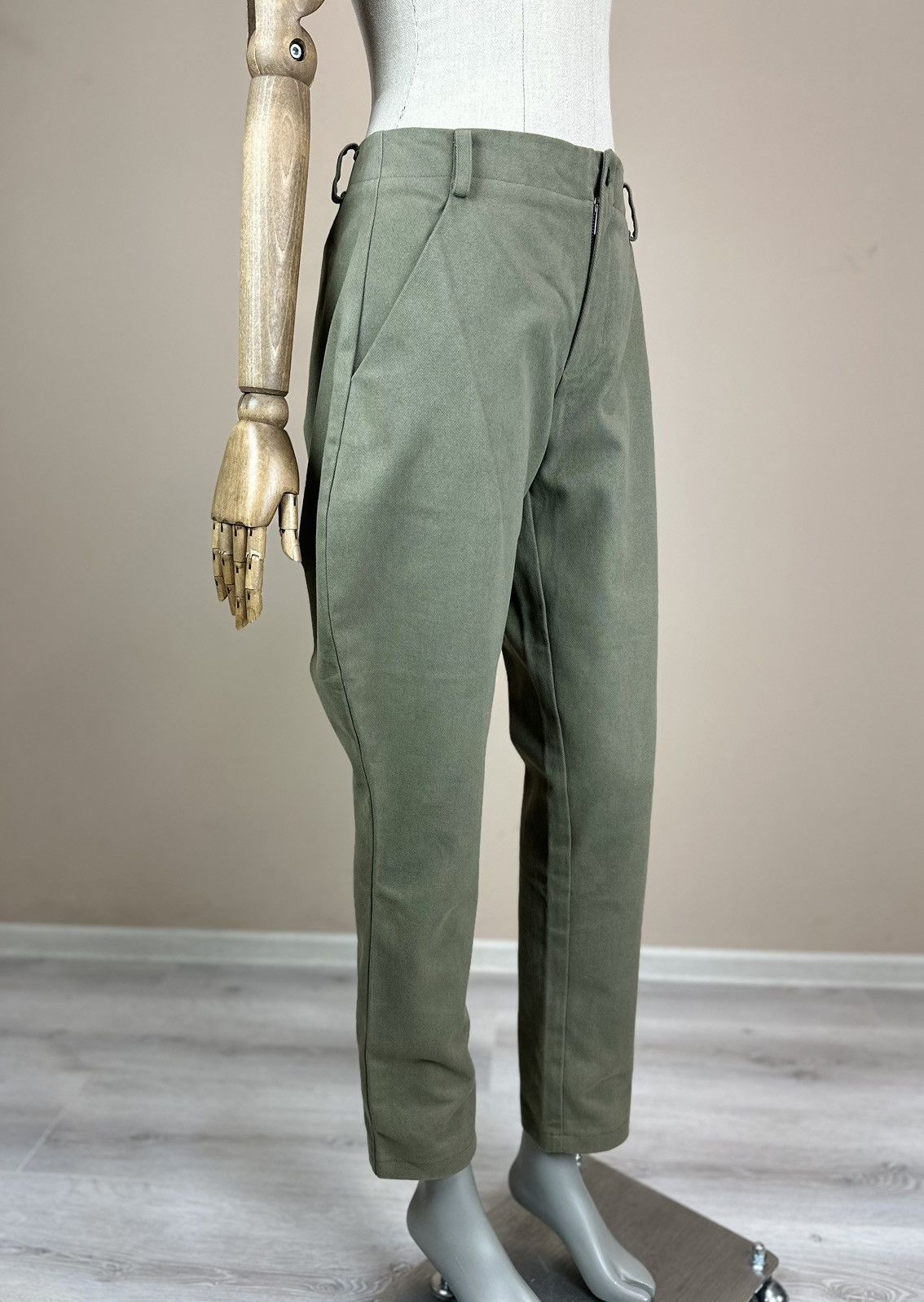 Margaret Howell CABBAGES & ROSES Jodhepurse Equestrian khaki pants trousers Size 27" / US 4 / IT 40 - 3 Thumbnail