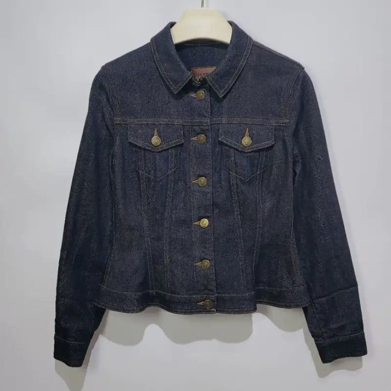 Burberry Burberry Dark Blue Denim Jacket for Women Size S / US 4 / IT 40 - 1 Thumbnail