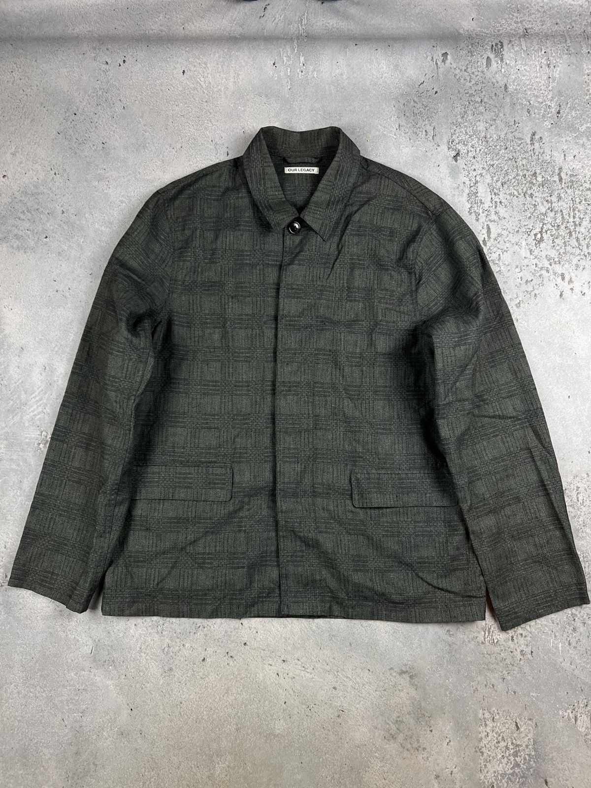 Our Legacy Our legacy Linen wool tartan jacket Size US M / EU 48-50 / 2 - 1 Thumbnail