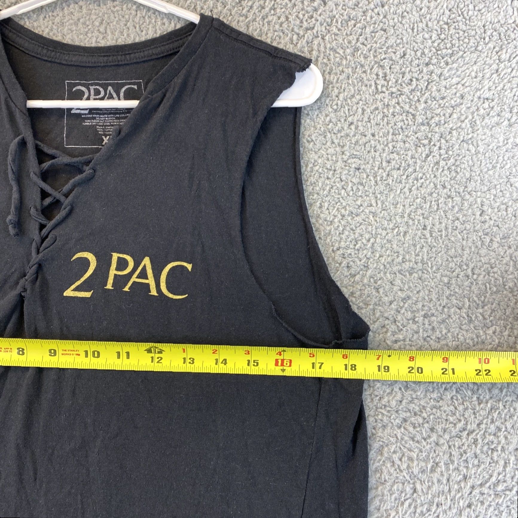 Harley Davidson 2 PaC Women's Black Graphic Sleeveless Tank Top Size XL 41-24 / 100% Cotton Rhinestones Tank Black Graphic Sleeveless XL Women's 41-24 2 PaC Size XL / US 12-14 / IT 48-50 - 3 Thumbnail